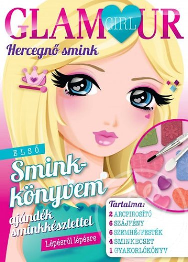 Hercegnő smink - Glamour girl - Ajándék sminkkészlettel