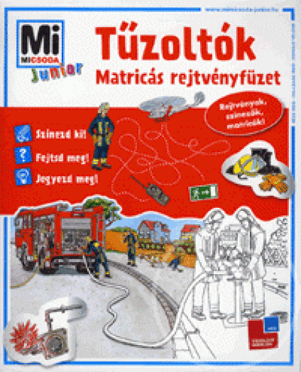 Tűzoltók - Matricás rejtvényfüzet