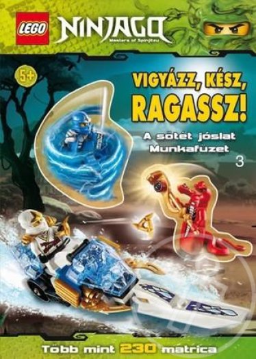 LEGO 3. - Vigyázz, kész, ragassz! - A sötét jóslat - Ninjago - matricás foglalkoztató