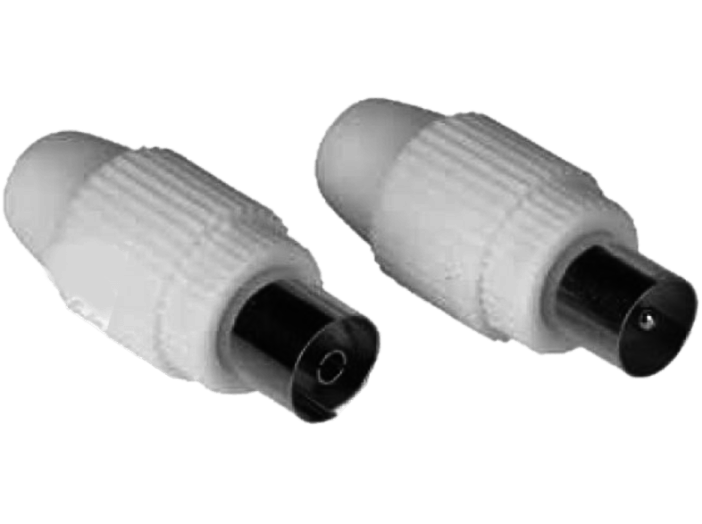 42855 KOAX DUGÓ+KOAX KUPPLUNG 75OHM