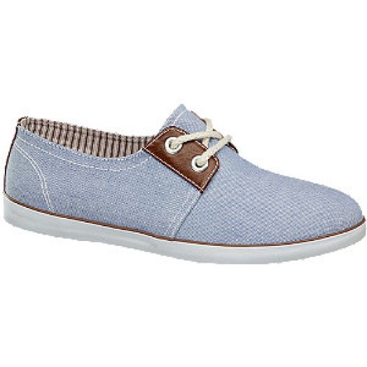 Kék fűzős sneaker