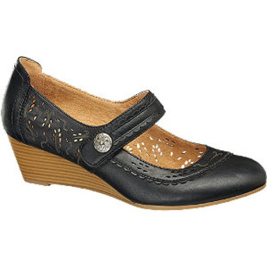 Lézervágott éktalpú pumps