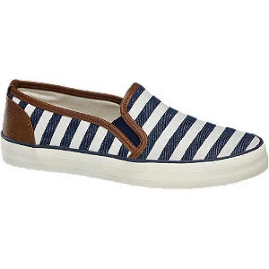 Tengerész mintás slip on