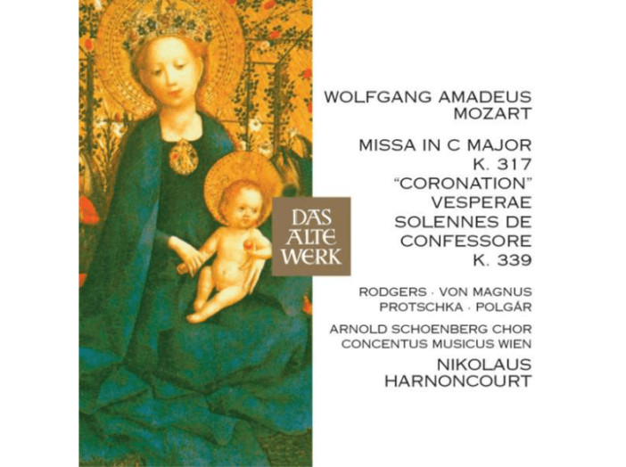 Missa In C Major, K.317 "Coronation" - Vesperae Solennes De Confessore K.339 CD