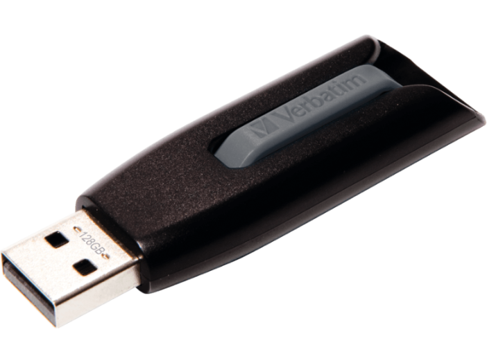 V3 128GB 3.0 fekete/szürke pendrive