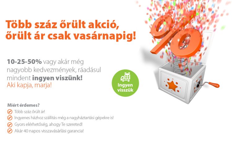 Őrült akciók és ingyenes kiszállítás az Extreme Digitalban!