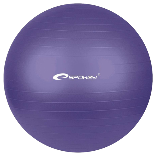 Spokey gimnasztika labda pumpával, 65 cm sötétlila