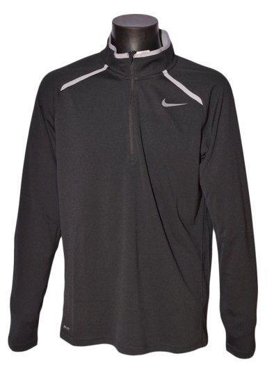 HALF-ZIP LONG SLEEVE TOP