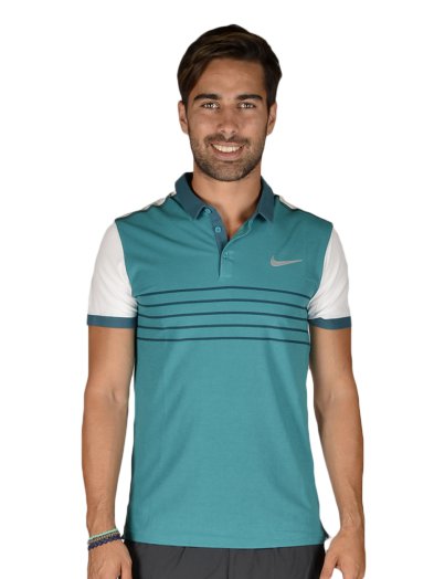 NIKE ADV PREM RF STRIPED POLO