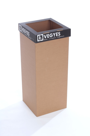 Office környezetbarát szelekt. kuka vegyes fekete tető