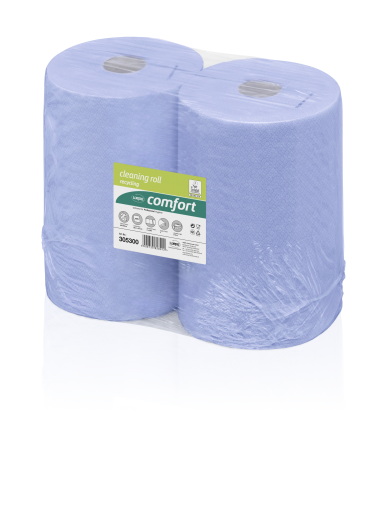 Wepa ipari törlőpapír 3 rétegű 175 m, kék, 2×500 lap/karton