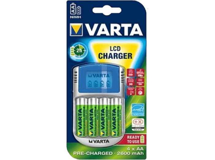 Power Play ceruza akkutöltő 4x2600mAh AA akkumulátorral