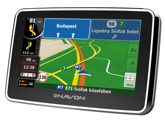 N490 Plus + iGO8 Teljes EU térkép (élettartam frissítés)