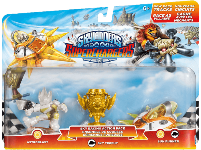 Skylanders SuperChargers: Racing Pack - Astroblast + Sky Trophy + Sun Runner (játékfigura)