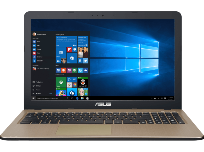 X540-019 fekete notebook (15,6"/Core i3/4GB/500GB/Intel HD/Windows 10)