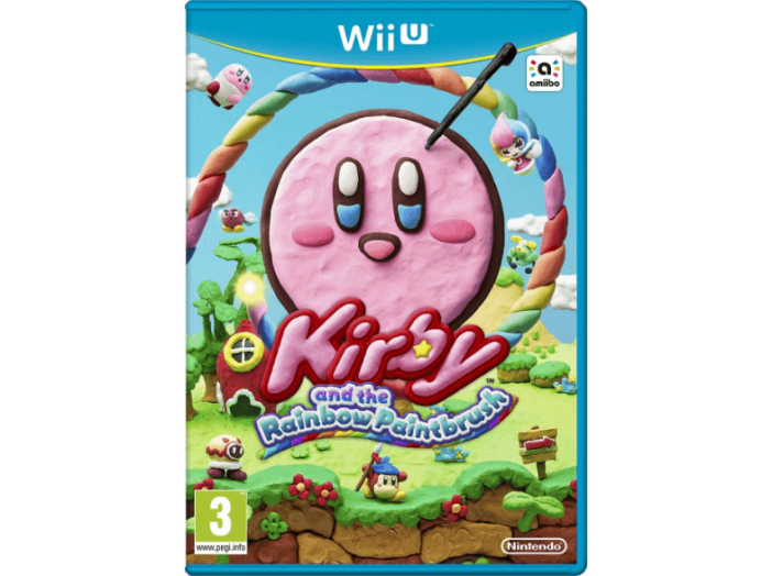 Kirby and Rainbow Paint Brush (Wii U)