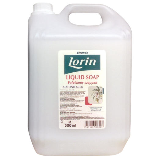 Lorin folyékony szappan mandulatejes fehér 5 l