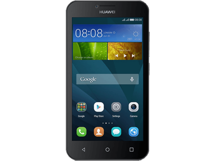 Y5 fekete kártyafüggetlen okostelefon + Telekom Domino Quick Surf