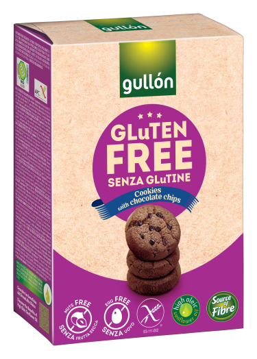 Gullon Choco chips glutén mentes csokis 200 g