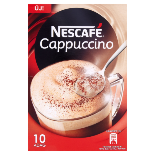 Nescafé Cappuccino 10x13g édes