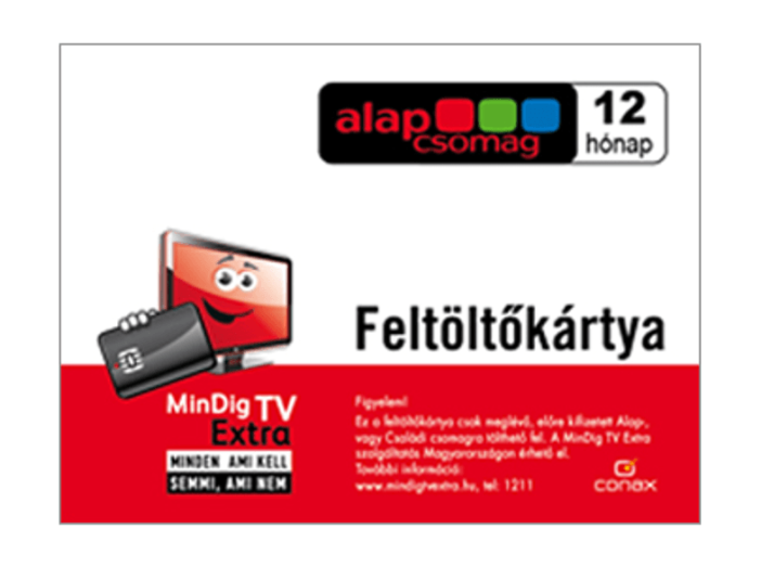 FELTÖLTŐ MinDig TV Extra Alap 12 havi