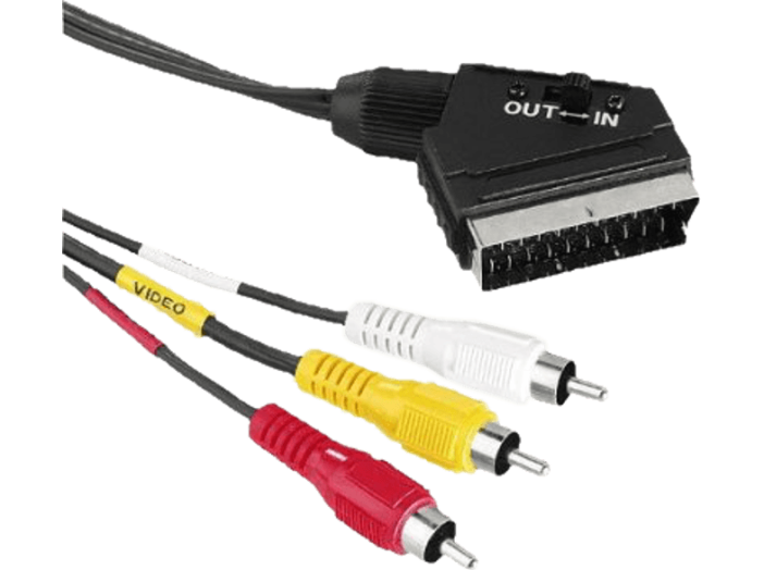 43178 SCART - 3 RCA kábel 1,5 m