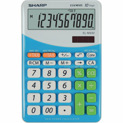 Sharp ELM322BBL számológép kék