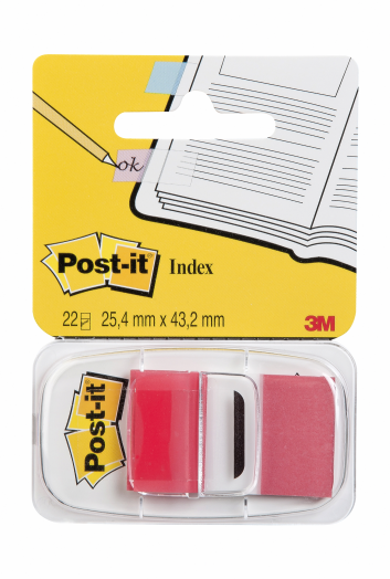Post-it 680 önt.jelölőcímke 25x43mm 22db