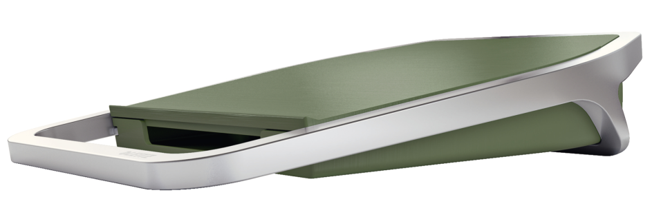 Leitz Style USB töltőállomás 2-portos, olajfazöld