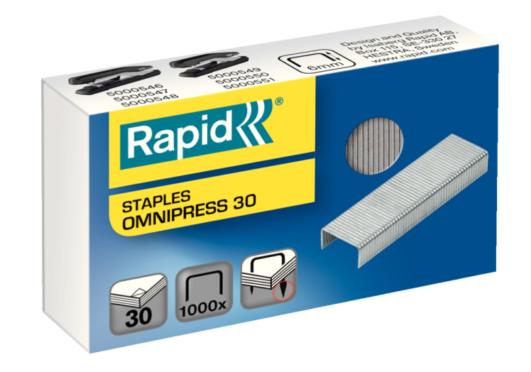 Rapid Omnipress 30 fűzőkapocs S030C fűzőgéphez 1000db/doboz