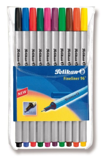Pelikan tűfilc készlet 10 színű