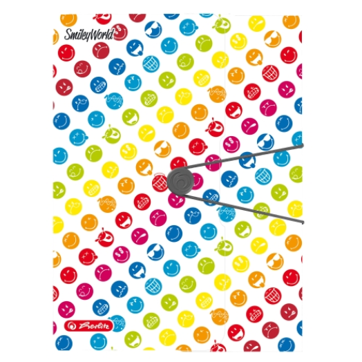 Herlitz gumis mappa A4 PP SmileyWorld