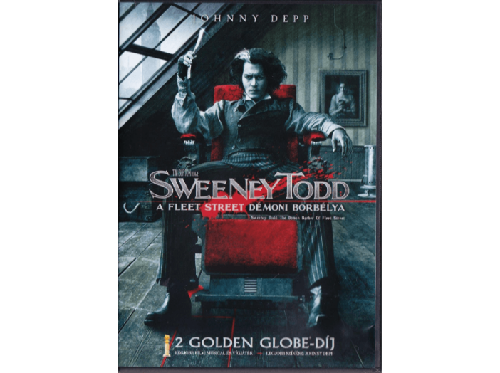 Sweeney Todd - A Fleet Street démoni borbélya DVD