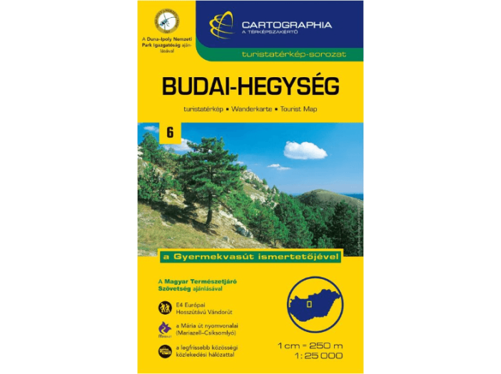 Budai - hegység turistatérkép