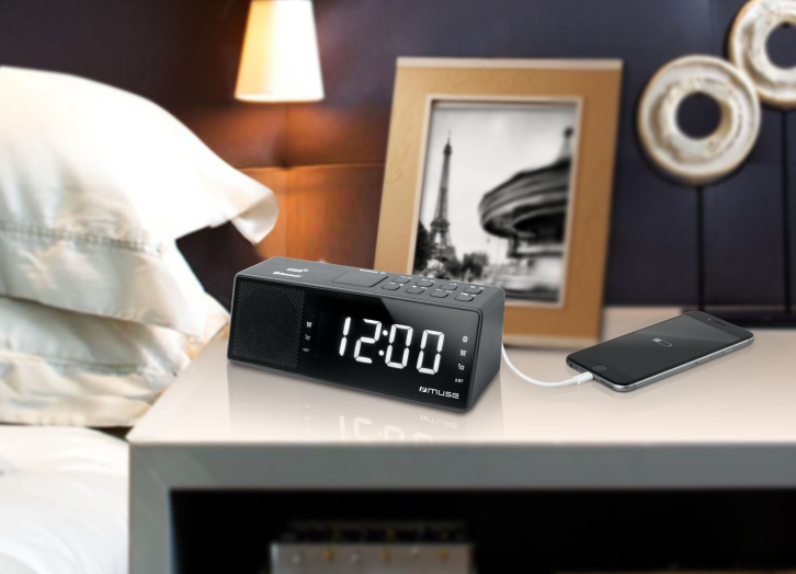 Muse rádiós ébresztőóra M172 BT/NFC