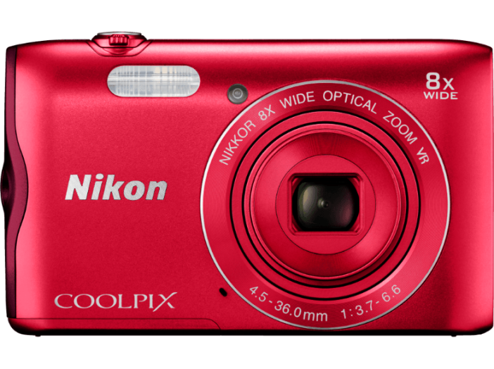 Coolpix A300 vörös digitális fényképezőgép