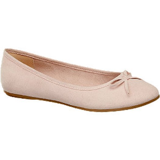 Világospink masnis balerina