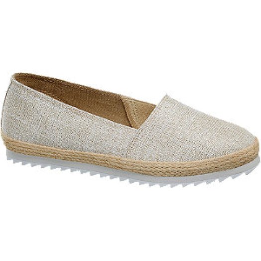 Espadrilles cápafog járótalppal