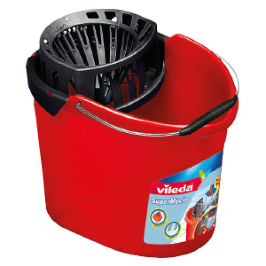 Vödör supermop kosárral