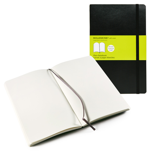 Moleskine jegyzetfüzet Large 192lap vonalas fekete