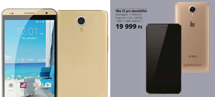 iLike X3 pro okostelefon akció Auchan