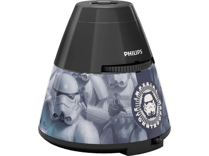 Star Wars Projektoros és éjszakai fény asztali lámpa, LED, fekete (71769/99/16)