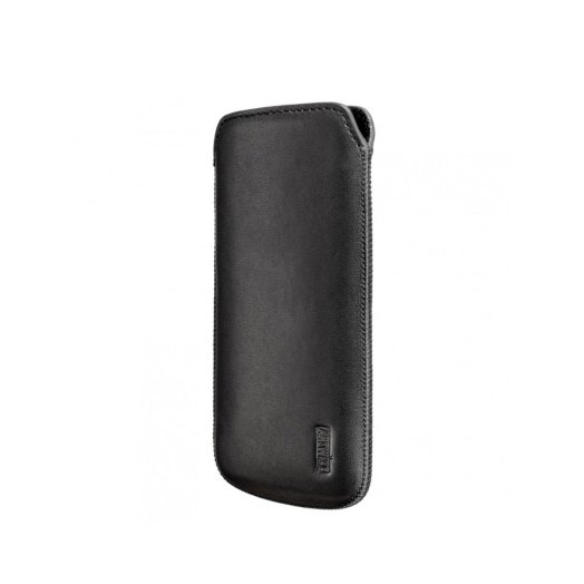Artwizz - Leather Pouch iPhone 5/5s/5c becsúsztatós bőrtok - fekete