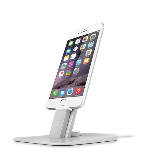 TwelveSouth - HiRise Deluxe asztali állvány micro USB kábellel - Ezüst
