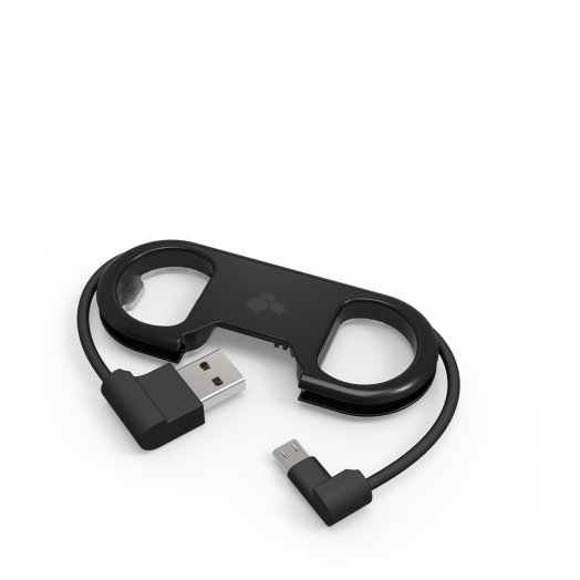 Kanex - GoBuddy+ Lightning USB kábel sörnyitóval - Fekete