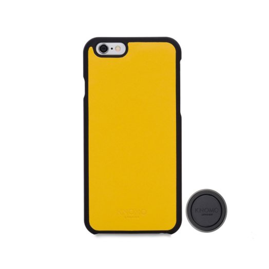 Knomo - Mag:Case iPhone 6/6s tok + Mag:Mount mágnes - Sárga