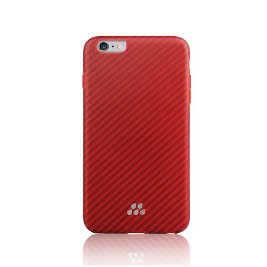 Evutec - Karbon SI iPhone 6/6s tok - Piros