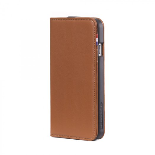 Decoded - Leather Wallet iPhone 6/6s Plus tok - Barna