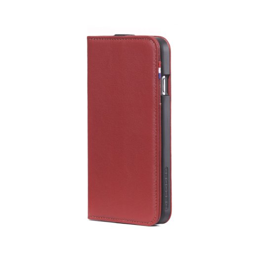 Decoded - Leather Wallet iPhone 6/6s tok - Piros