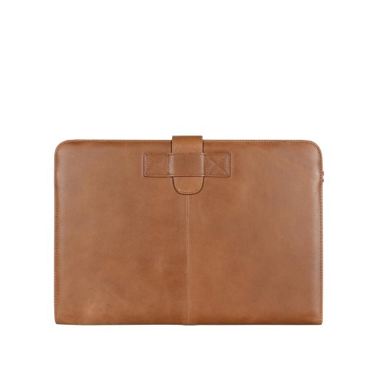 Decoded - Leather Slim MacBook Pro 13" tok - Barna